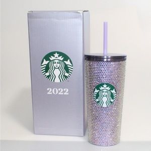 2022 Starbucks Philippine 16oz Purple Rhinestone Tumbler